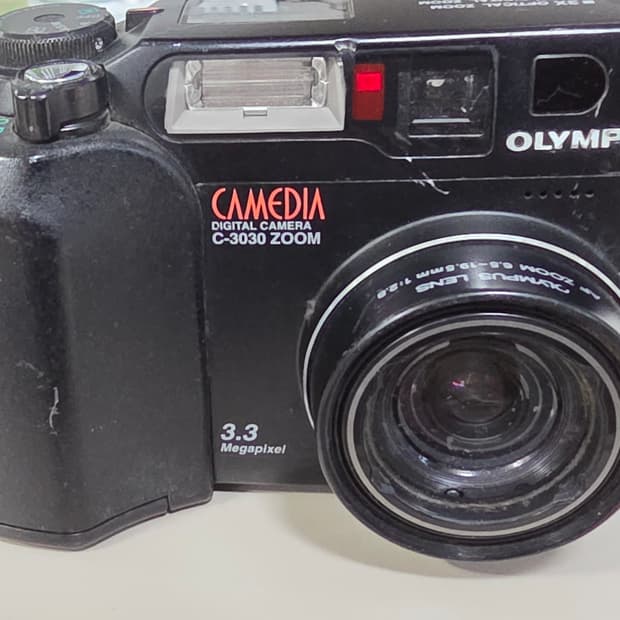 올림푸스 카메디아 C3030(하자) 빈티지 디지털카메라