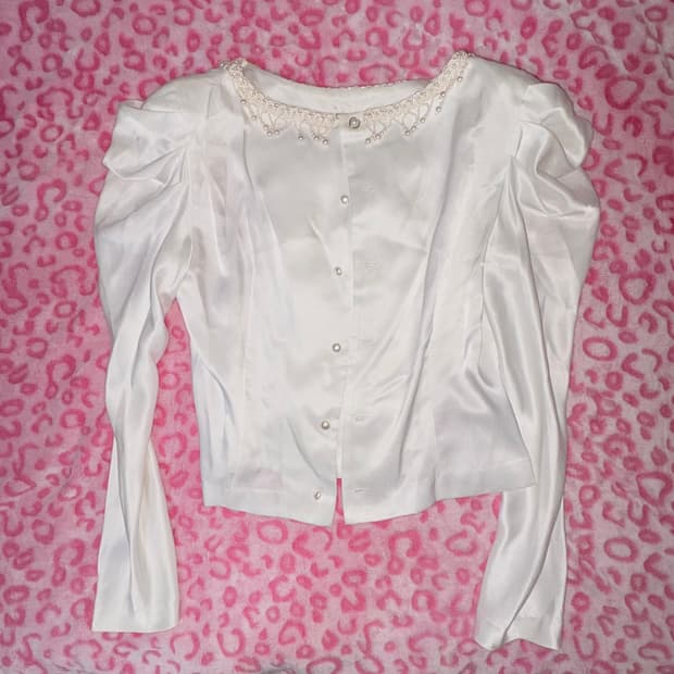 갸루 로리타 빈티지 블라우스