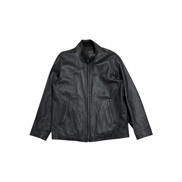 보투르 양가죽 가죽 자켓