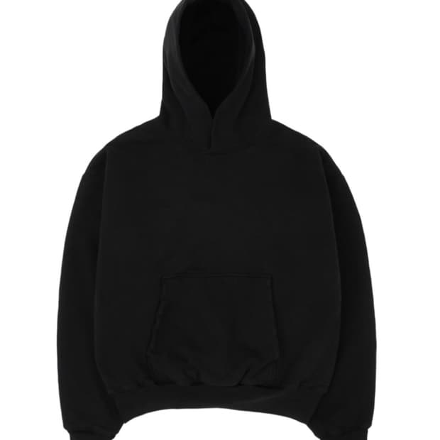 이지 갭 퍼펙트 후드 블랙 L