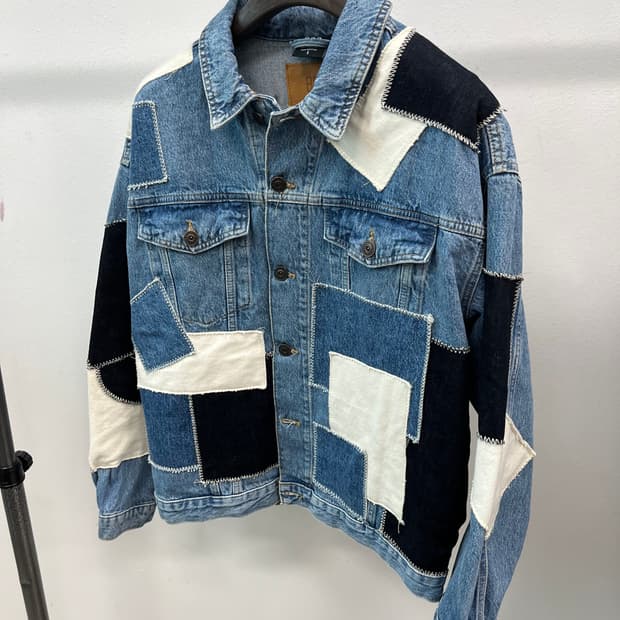 100-105) BDG 패치워크 데님자켓 