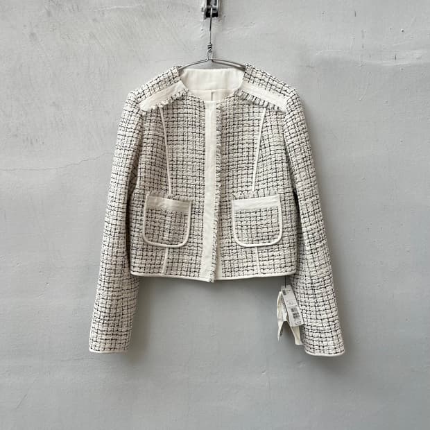 Hiroko koshino 트위드 자켓 