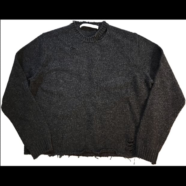 더오픈프로덕트 울 데미지 니트/오픈yy/openyy/604서비스