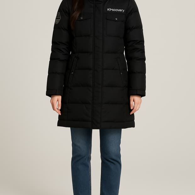 디스커버리 익스페디션. 여자 구스다운 롱패딩_90