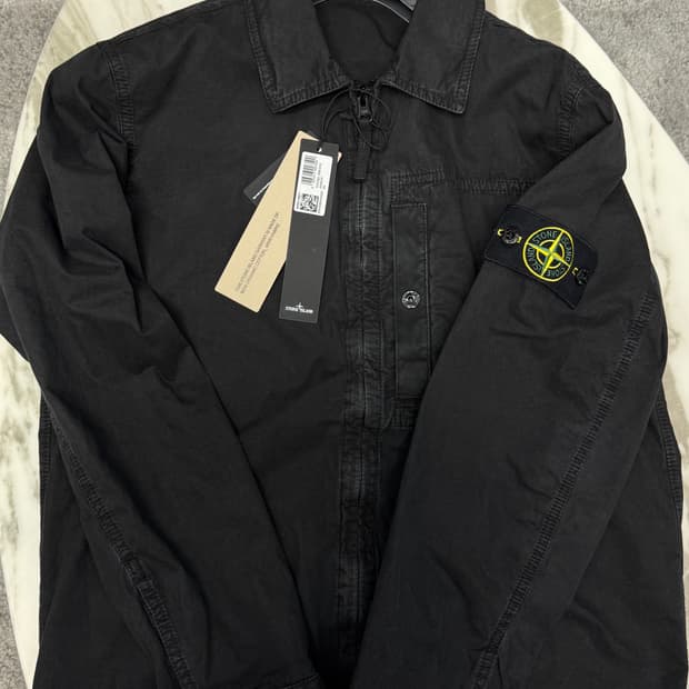 스톤아일랜드 25ss 올드이펙트 오버셔츠 S