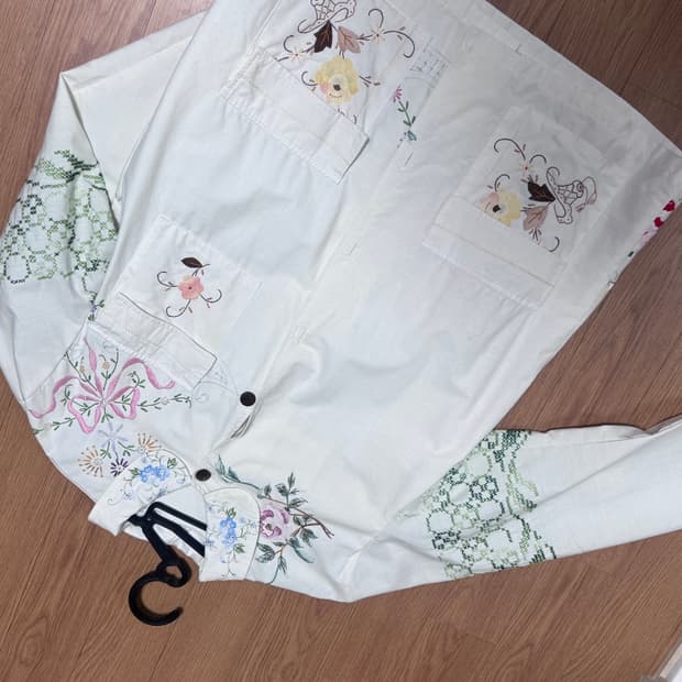 Bode st 자수 셔츠