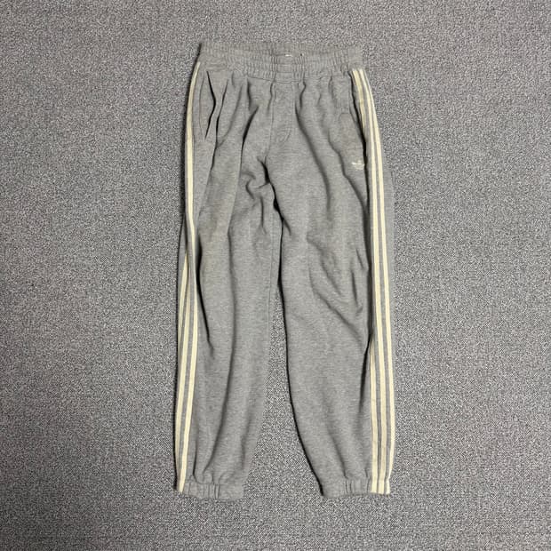 아디다스 스케이트보딩 조거 팬츠 그레이 M 바지 SF