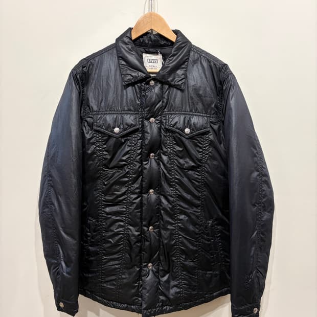 리바이스 덕 다운 패딩 셔츠 자켓