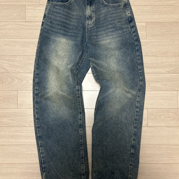 디미트리블랙 워시드 데님 팬츠