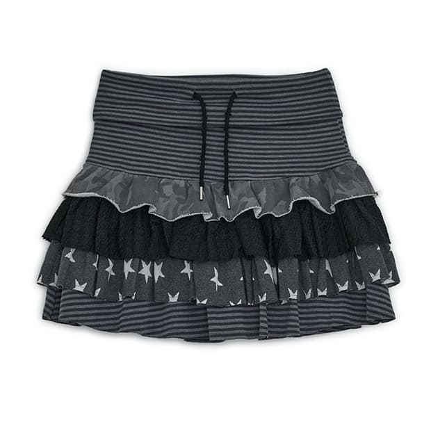 허그유어스킨 캉캉치마 차콜