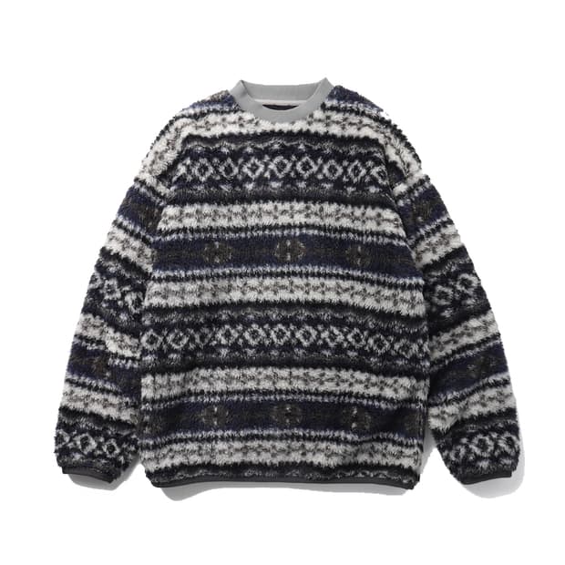 빔즈 BEAMS Nordic Crewneck Fleece