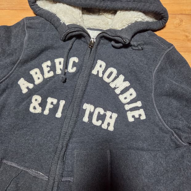 아베크롬비 차콜후드집업