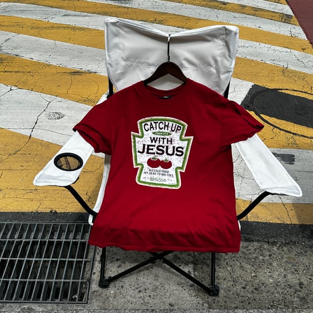 “Catch Up With Jesus” Graphic Tee