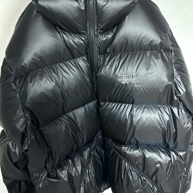 스투시 립스탑 패딩 L