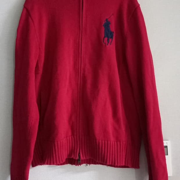 폴로 POLO 빅포니 니트 집업 100/L