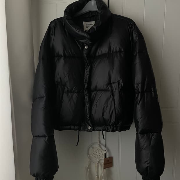 에잇세컨즈 숏패딩 블랙 M