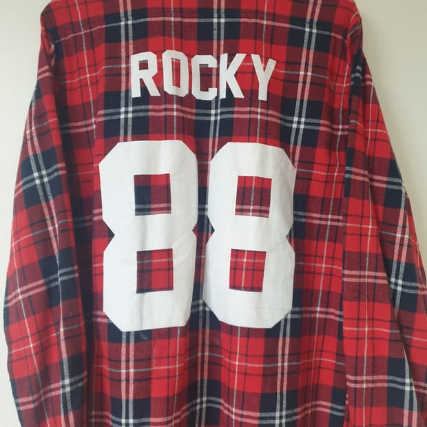 LES ARTISTS 에이셉 라키 프린팅 플란넬 셔츠