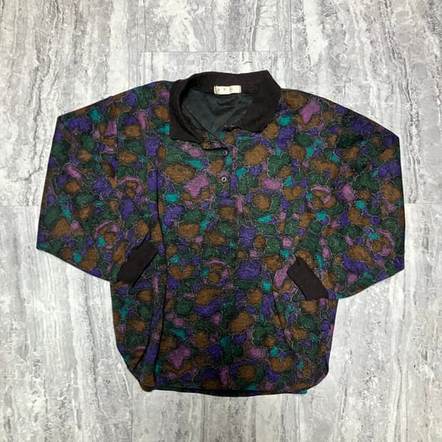 일본빈티지 Arternis 올드스쿨아메카디 보헤미안펑크 카라티셔츠