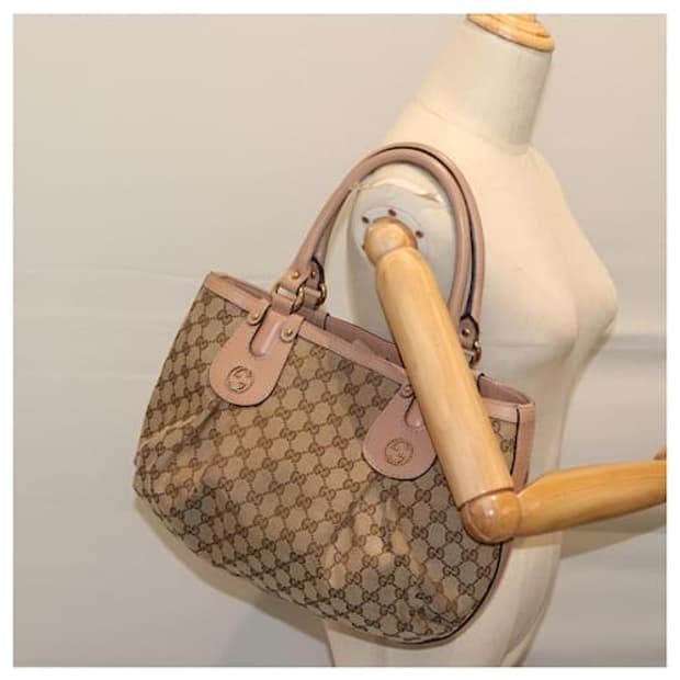 구찌 핑크 스칼렛 스터드 토트백 숄더백 (정품)