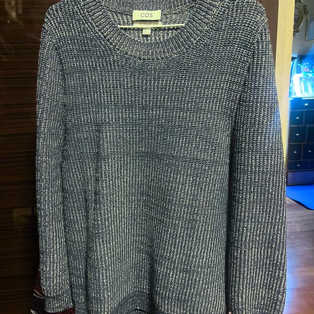 [남성S]코스 니트 더스티블루