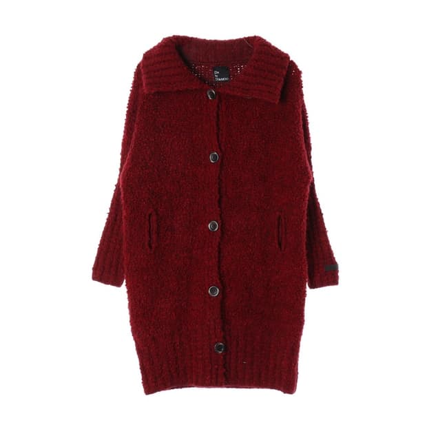 데무 모헤어 롱 가디건 55