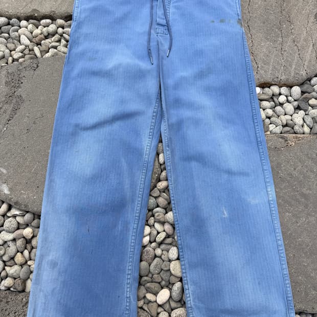 HARD FADED 70s HBT WASHED 헤링본트윌 프렌치워크팬츠