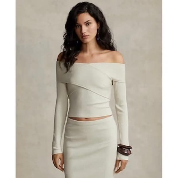 반택포) 폴로 오프숄더 니트 | 코이세이오 허그유어스킨 쓰리타임즈