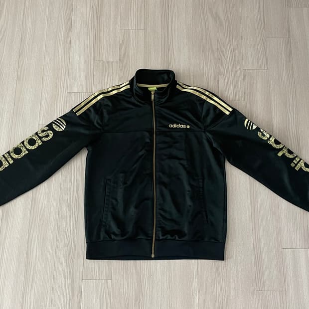 아디다스 글리터 프린팅 집업