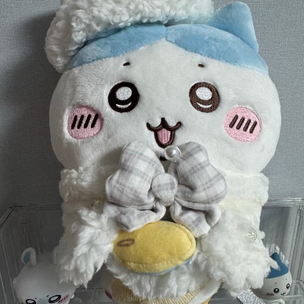 일본 정품 치이카와 하치와레 방울 모자 누이