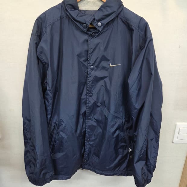 나이키 올드스쿨 빈티지 퀄팅조끼 분리형 후드 자켓 xl