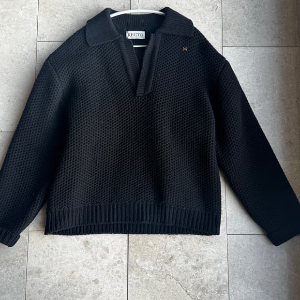 렉토 청키 케이블 니트 M