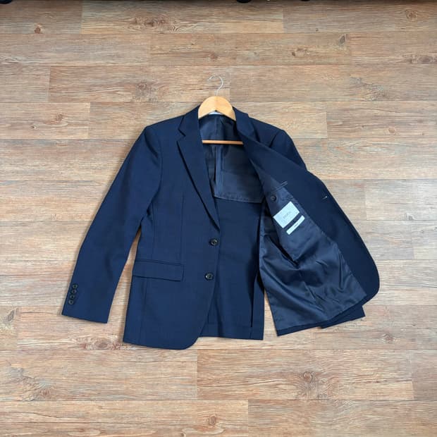 지오지아 XS 슬림핏 95 슬렌더 캐주얼 네이비 자켓 가성비