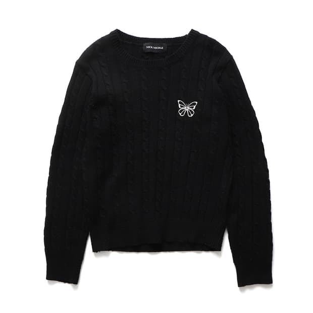 닉앤니콜 NICK&NICOLE Cashmere Crew Neck Knit