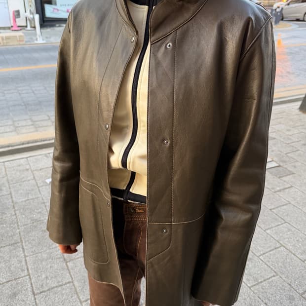 TRUNK By HIROKO KOSHINO 레더 자켓