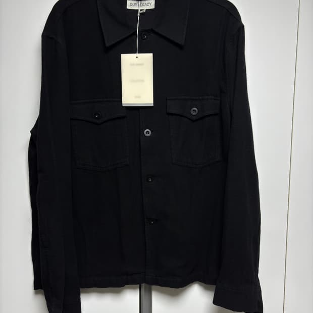 [50] 아워레가시 이브닝 코치 브러시드 재킷 - 블랙