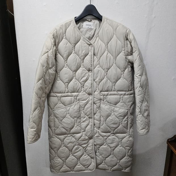 폴햄 아이보리 경량 롱 패딩 