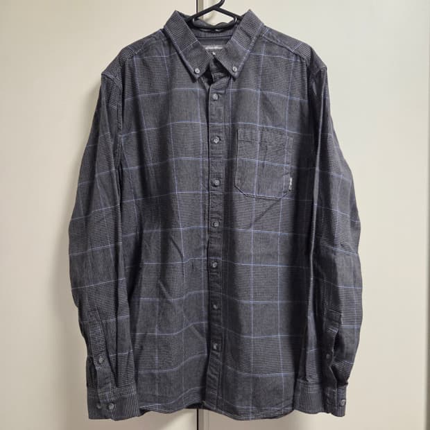 에디바우어 플란넬 체크 셔츠 L-XL(100-105)