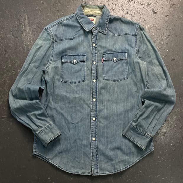95 리바이스 웨스턴 데님셔츠