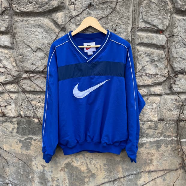 90s 나이키 빈티지 빅스우시 로고 웜업 바람막이 usa