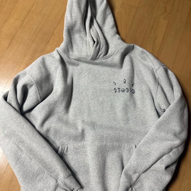 아이앱 스튜디오 x 포켓몬 안농 후드 그레이 [M]