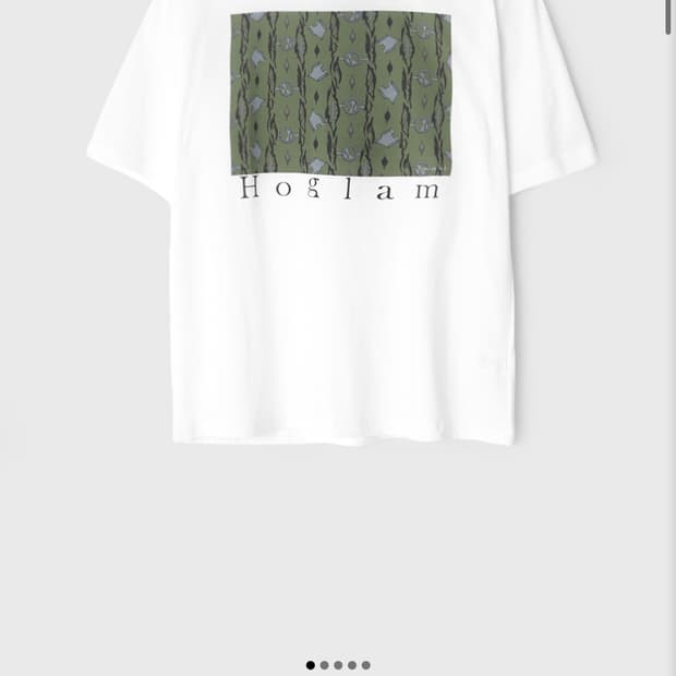 HOGLAM S/S ART T SHIRT (WHITE) M