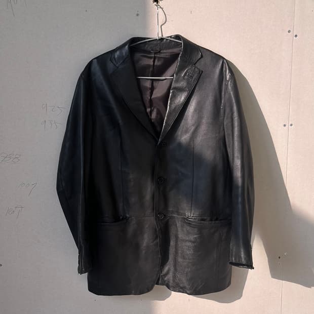 빈티지 가죽 재킷