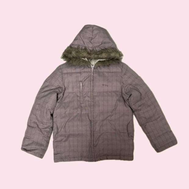 [Roxy] 록시 체크 리버시블 패딩