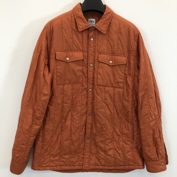 자라 릴렉시드 패딩셔츠 XL 