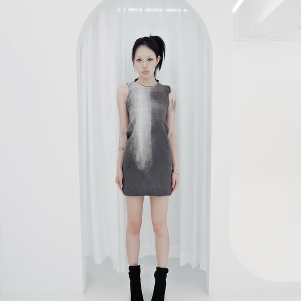 Helmut Lang 2011FW Abyss Felt Dress