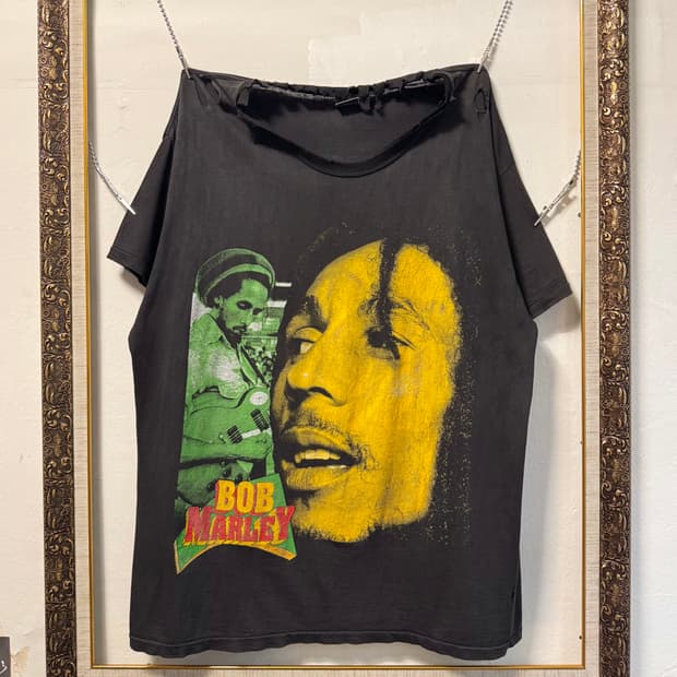 빈티지 90s Bob Marley Rap Tee 밥말리 랩티셔츠