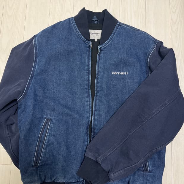 칼하트 wip paxon bomber stone washed