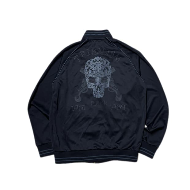 Center Clease 스컬 프린팅 집업자켓 