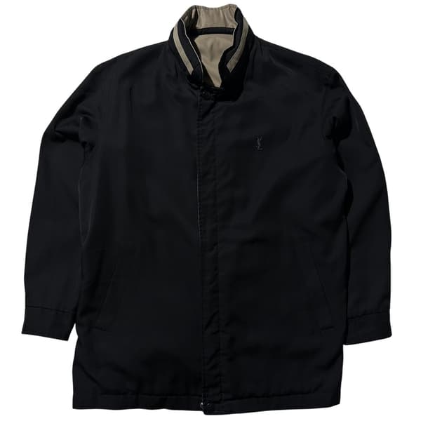 입생로랑 리버시블 체스트로고 자켓