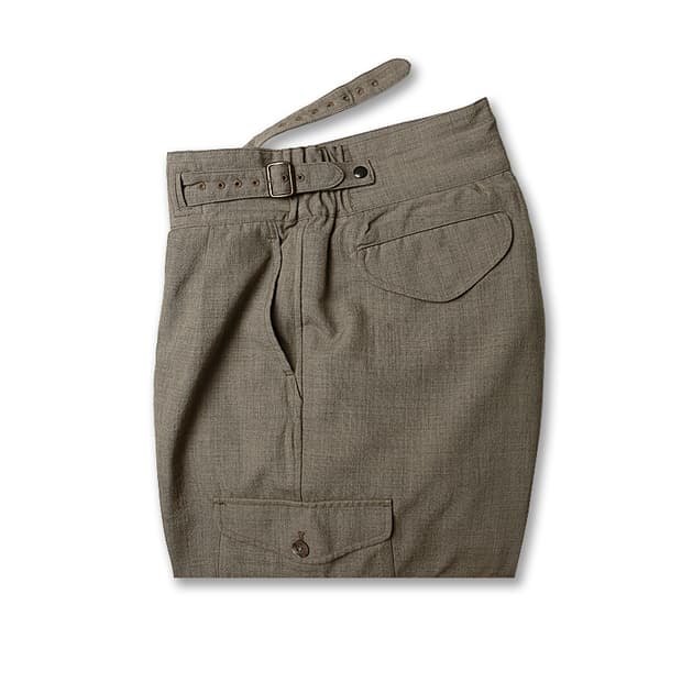 빔즈 플러스 [Beams +] 재팬 오리지날 패브릭 와이드 구르카 팬츠